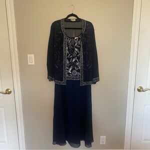 Draper’s and Damon’s beaded dress & cardigan set